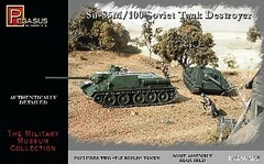 Pegasus Soviet Su85M/100 Tank Destroyer (2) (Snap) – Plastic Model Military Kit