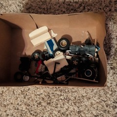Lot Of 3 Vintage Revell Tri 5 Chevy 1/25 Scale Model Parts Kits