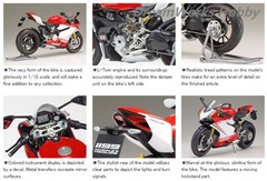 Award Winner Built Tamiya 1/12 Ducati 1199 Panigale S Tricolor +Martini Masking