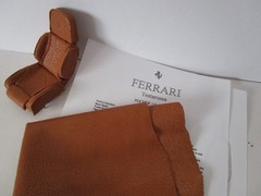 Pocher 1/8 Scale Ferrari Testarossa Ostrich Leather Seats (2) Transkit Upgrade