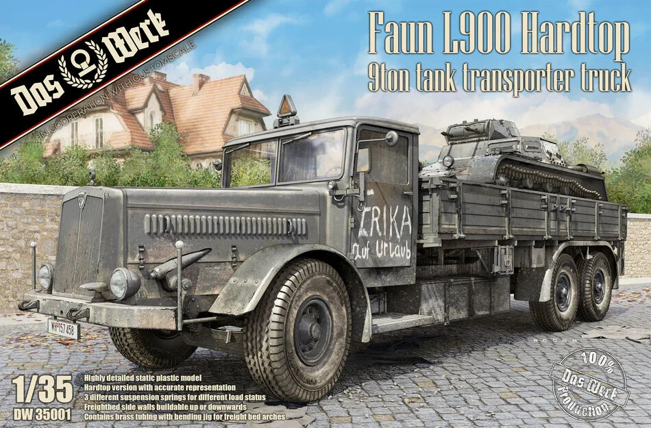 Das Werk 1/35 Faun L900 Hardtop Model Kit