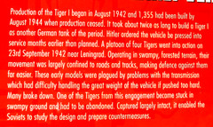 1/35 Airfix German Tiger I Early Version 1942 Markings 4/2 Ver N Africa # A1357