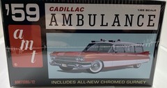 AMT 1959 Cadillac Ambulance w/Gurney 1/25 AMT1395 Plastics Car/Truck 1/24-1/25