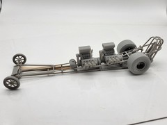 1960s Front Engine Dragster With Two V8s, 1/25 Scale Mode Kit