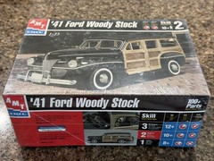 AMT 1941 FORD WOODY STOCK FACTORY SEALED KIT! CIRCA 2001! VMCP!