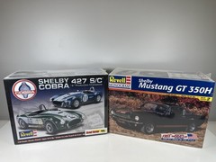 Revell Shelby Cobra 427 S/C “A” and Shelby Mustang GT350H 1:24 Scale BUNDLE
