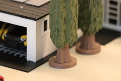 1/64 Scale Trees Set of 6 Diorama Scenery Diecast Car Display S Scale Model 5in