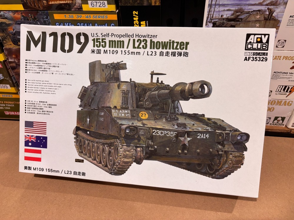 AFV Club AF35329 1/35 M109 155mm/L23 Howitze