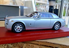 1/43 TSM , Rolls Royce ,silver phantom coupe, met. Silver, mint !!!