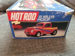 Vintage Revell 41 Wiilys Pickup HOT ROD Gasser 1/25 Scale Complete Unbuilt 7118
