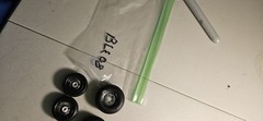 MODEL CAR SLICKS, TIRES AND MAGS BLE08