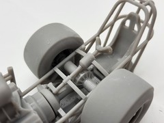 1960s Front Engine Dragster With Two V8s, 1/25 Scale Mode Kit
