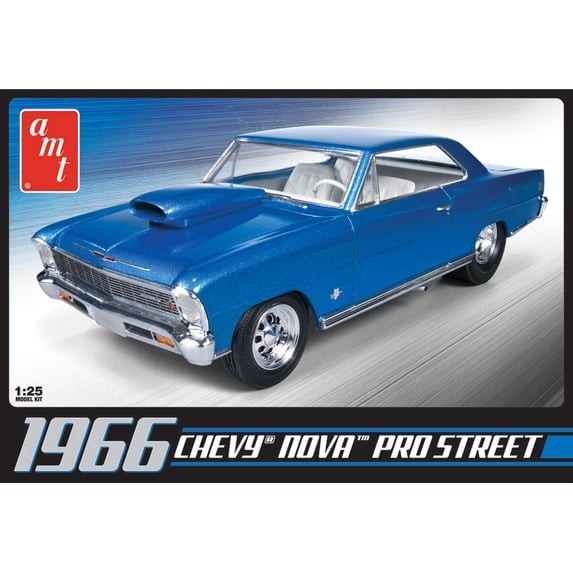 AMT 1966 Chevy Nova Pro Street 2T 1/25 Scale Model Kit, AMT636