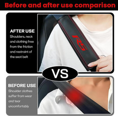 Compatible with RS Seatbelt Covers Fit for Camaro RS Car Accessories,Seatbelt Sh