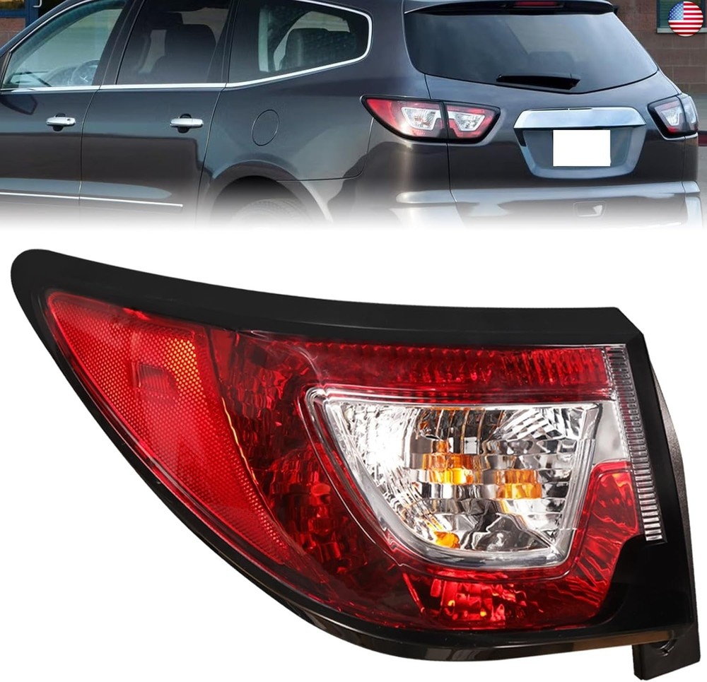 Boine Tail Light Outer Compatible With 2013 2014 2015 2016 2017 Chevy Traverse