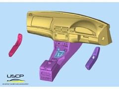 USCP 24T054 1/24 M5 e39 RHD conversion set Resin kit Upgrade accessories