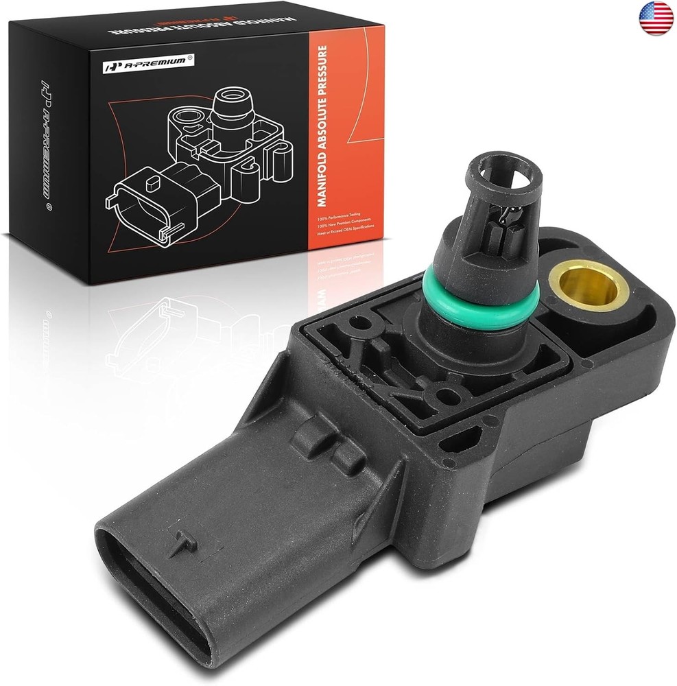 A-Premium Manifold Pressure (MAP) Sensor [4 Pins] Compatible with Volkswagen