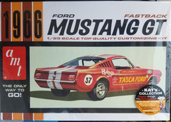 66 Ford Mustang GT GAS / FUEL CAP & LICENSE PLATES from AMT 1:25 Model Kit 1966