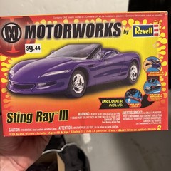 Motorworks Sting Ray 3 1/25 Model Kit New Sealed Parts
