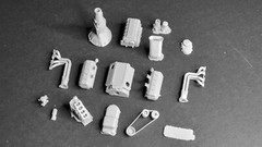 HEMI V8 Chrysler BLOWN SUPERCHARGER – 3D print 1 8 12 18 24 43 amt revell Tamiya