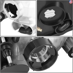 DNA MOTORING Pair of OE Style Headlights Compatible with 98-11 Ford Crown