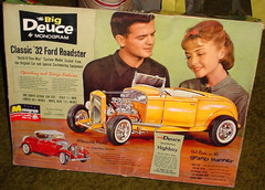 1963 MONOGRAM PC88 1/8 The Big Deuce BOX W/ INSERTS ONLY -RARE ! NO MODEL KIT !