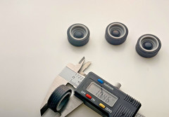 20” Smoothie Wheels & Tires Set 1/24 Scale Custom Hot Rod Model Car Truck Parts