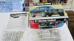 Model Kit 1967 Ford Mustang 2+2 Fastback AMT 1:25 Open Complete See Photos