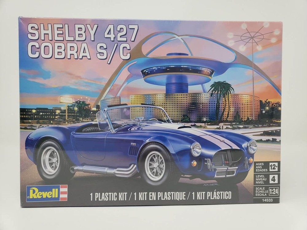 Revell 1:24 Shelby Cobra 427 S/C Plastic Model Kit 14533