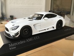 1/43 MINICHAMPS Mercedes AMG GT3, met.white , 1/402 PCs ,2017 mint+++!