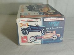Vintage AMT 1925 Model T Ford Trophy Series Model Kit Junkyard Parts Built