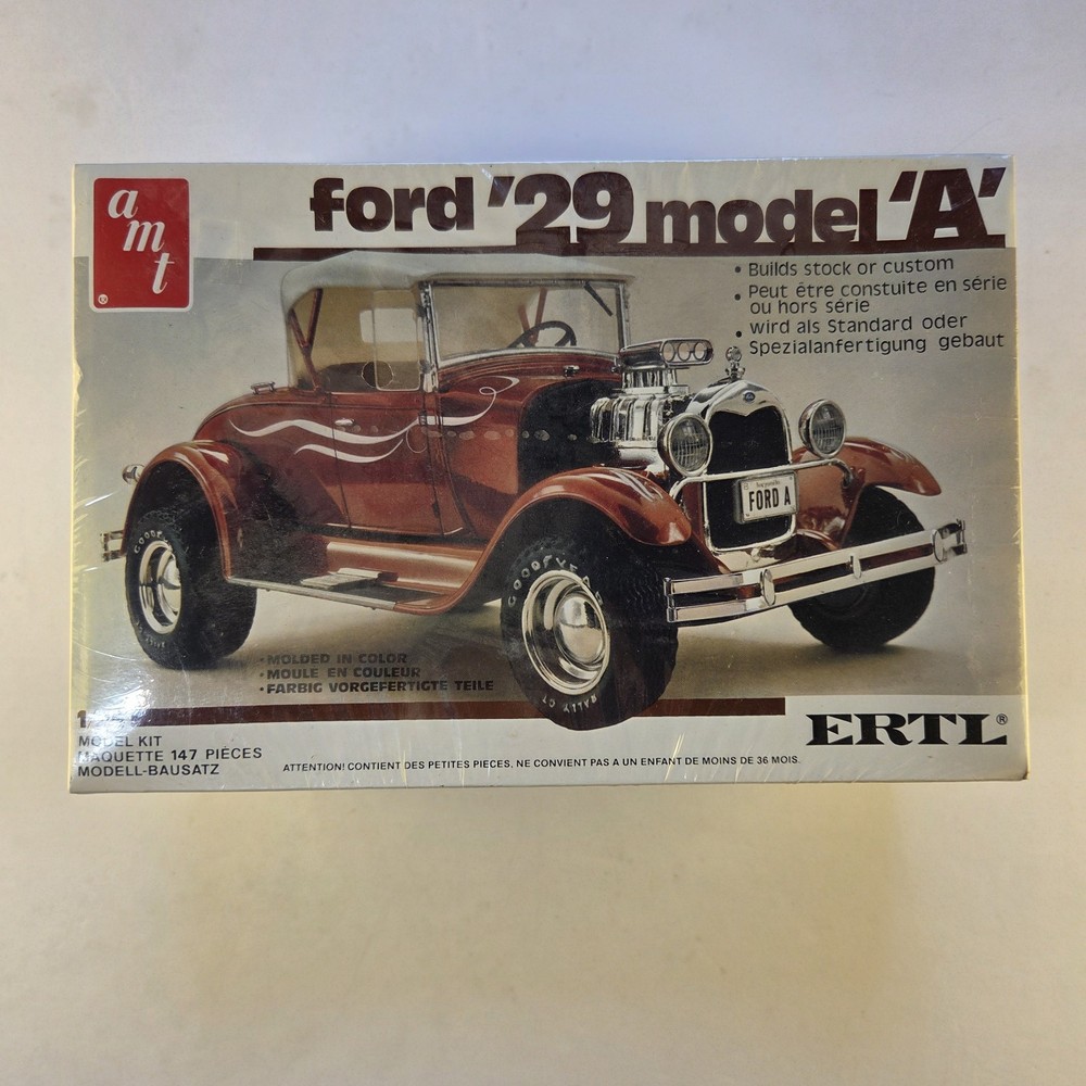 29 Ford Model A AMT 1:25 Build Stock Or Custom In Factory Sealed Box