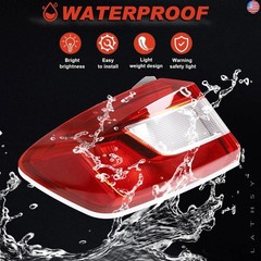 Tail Light Outer Compatible With 2016-2019 Chevy Cruze Sedan Outer Left Driver