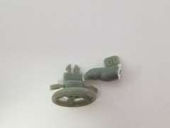 STEERING WHEEL #10 for Delorean Time Machine Polar Lights 1:25 Model Kit BTTF
