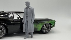 Los Angeles policeman Lt. Marion “Cobra” Cobretti 3-D printed Model Car diorama