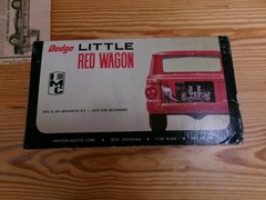 Vintage 1966 Issue IMC #107-200 Dodge Little Red Wagon Model 6/27