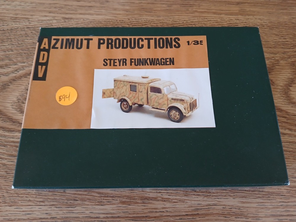 ADV Azimut Productions – WWII German Steyr Funkwagen, 1/35 Scale Model Kit