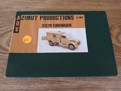 ADV Azimut Productions – WWII German Steyr Funkwagen, 1/35 Scale Model Kit