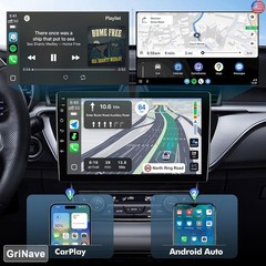 GriNave 9 Inch IPS Touchscreen Android 14 Car Stereo for Toyota RAV4 2003-2005