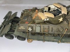 Peerless Max 1/35 M-26 Dragon Wagon w/M15-A1 & Motorized Sherman Tank PRO BUILT!