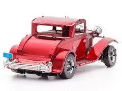 1932 FORD COUPE RED STEEL MODEL KIT BY METAL EARTH MMS198