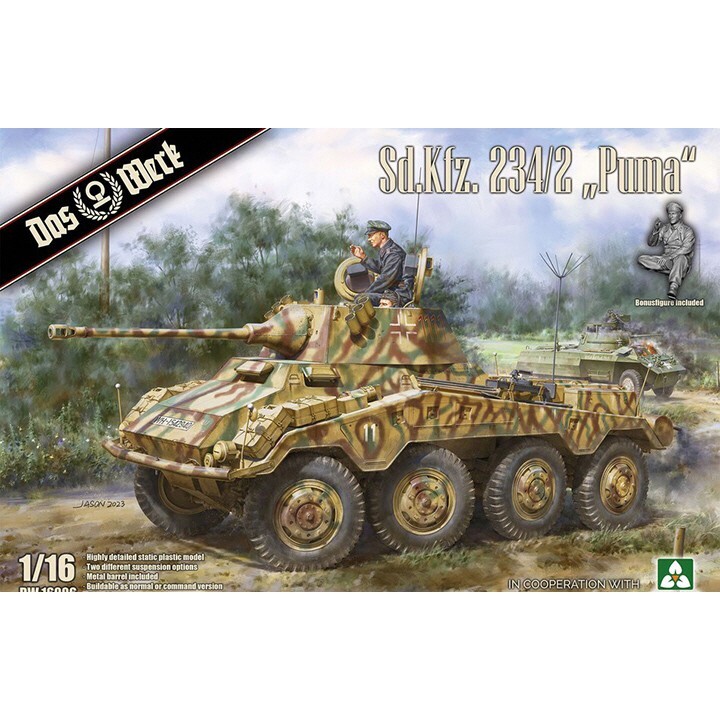DAS WERK #16006 1/16 Sd.Kfz.234/2 Puma