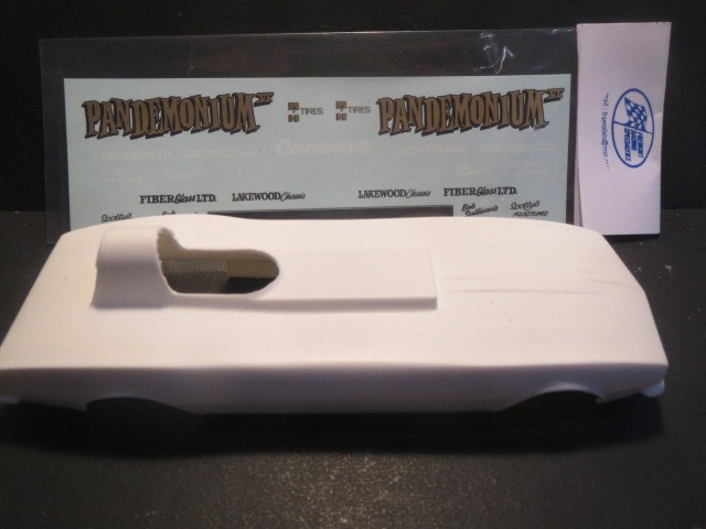 NEW!! Pandemonium Camaro Roadster F/C 1/25 Resin Body & Decal from Fremont