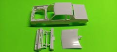 Body Hood Olds Cutlass Oldsmobile 442 FE3-X 1/25 Revell Header Panel Rear Bumper