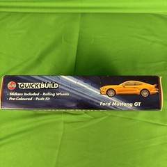 Airfix Quickbuild Ford Mustang GT Orange Snap On Plastic Model Car Kit J6036