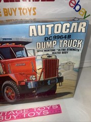 AMT1150. Autocar DUMP TRUCK Truck with Montone Heated Body. Scale 1:25 NEW 🔥