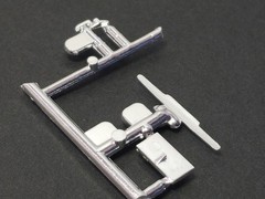 48 Ford Coupe TRUNK HANDLE , TRIM / EMBLEM from Revell 1:25 Model Kit 48