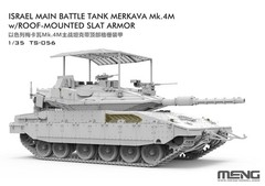 MENG 1/35 TS-056 Merkava Mk.4M w/roof-mounted slat armor Israel Main Battle Tank