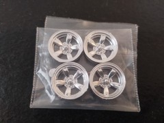 AMT Mpc Revell Mag Style Chrome Wheels Set 1/25 Scale Set Of 4