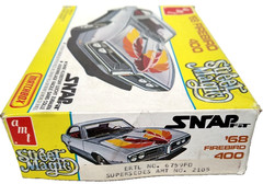 AMT PK-2105 1968 Pontiac Firebird 400 1:43 Model Kit Snap FIt 1981 PLS READ